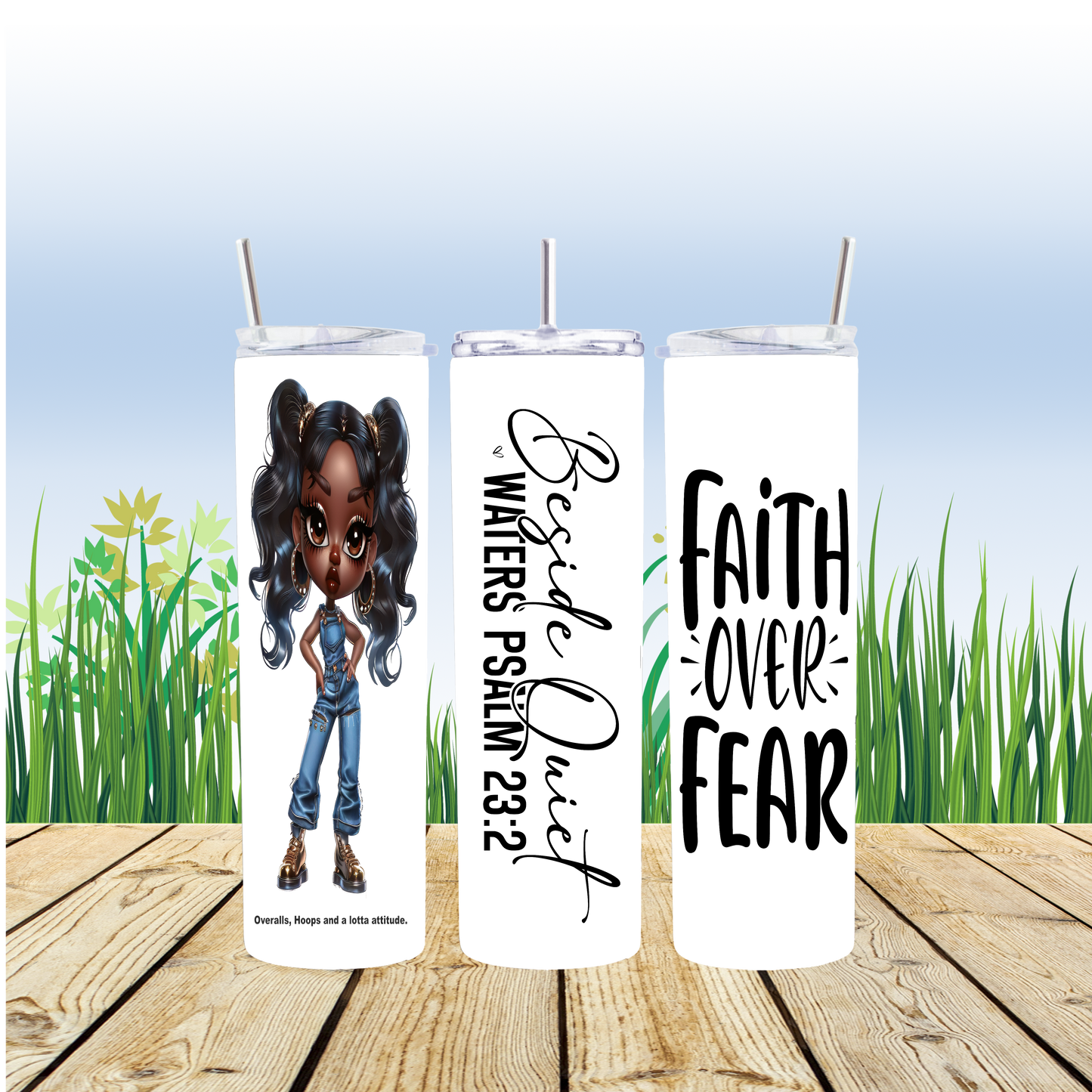 Faith over Fear Tumbler - 11 oz