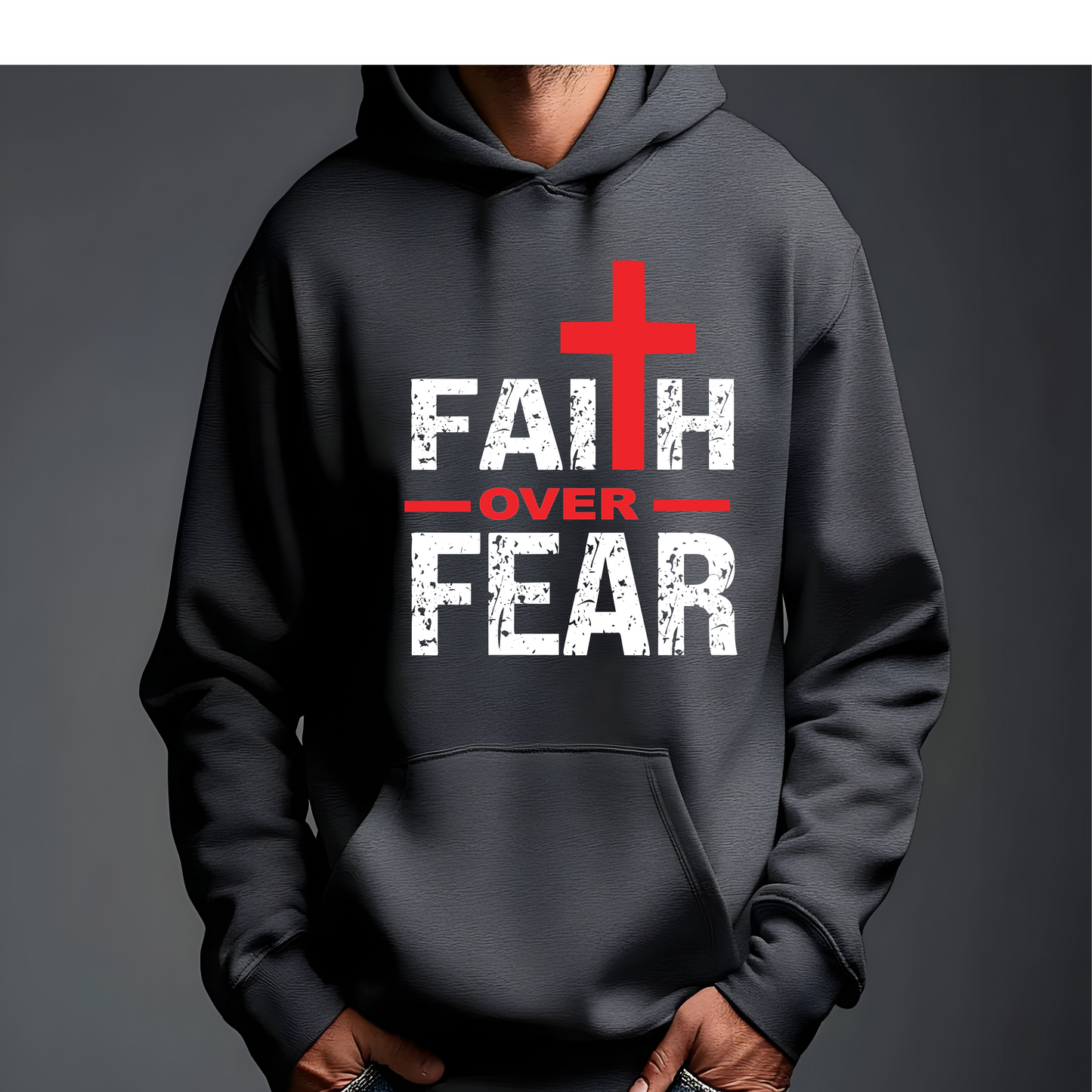 Faith over Fear Hoodie Unisex
