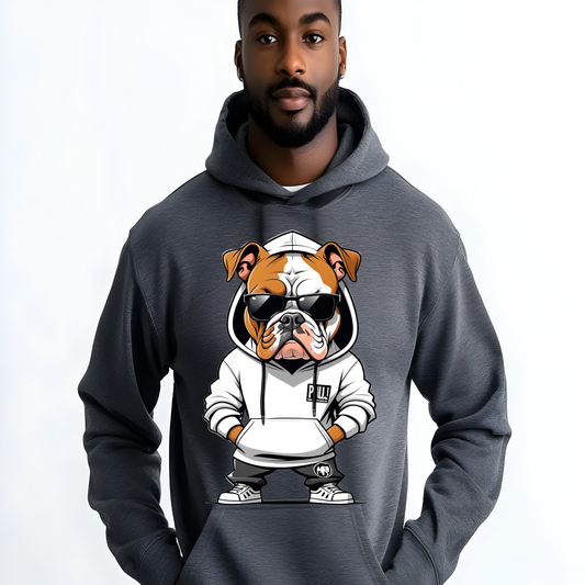 Men's Bulldog Hoodie - Unisex Shirt