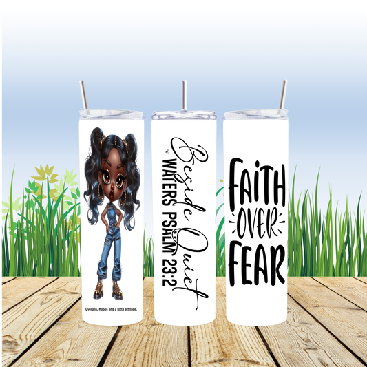 Faith over Fear Tumbler - 11 oz